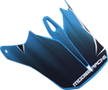 MOOSE RACING F.I. Agroid Visor Kit - Navy/Light Blue 0132-1414