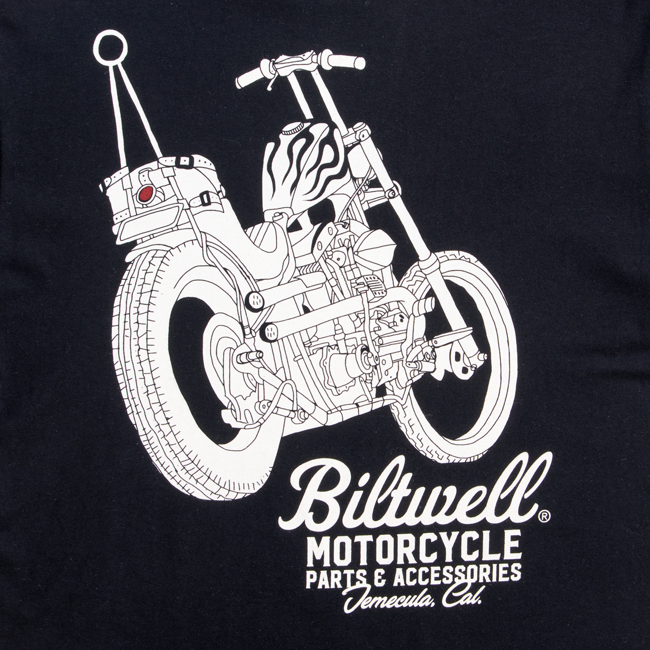 BILTWELL Chopper Long-Sleeve T-Shirt - Black - Small 8104-080-002