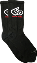 6D Cycling Socks - Black - Large/XL 52-7001