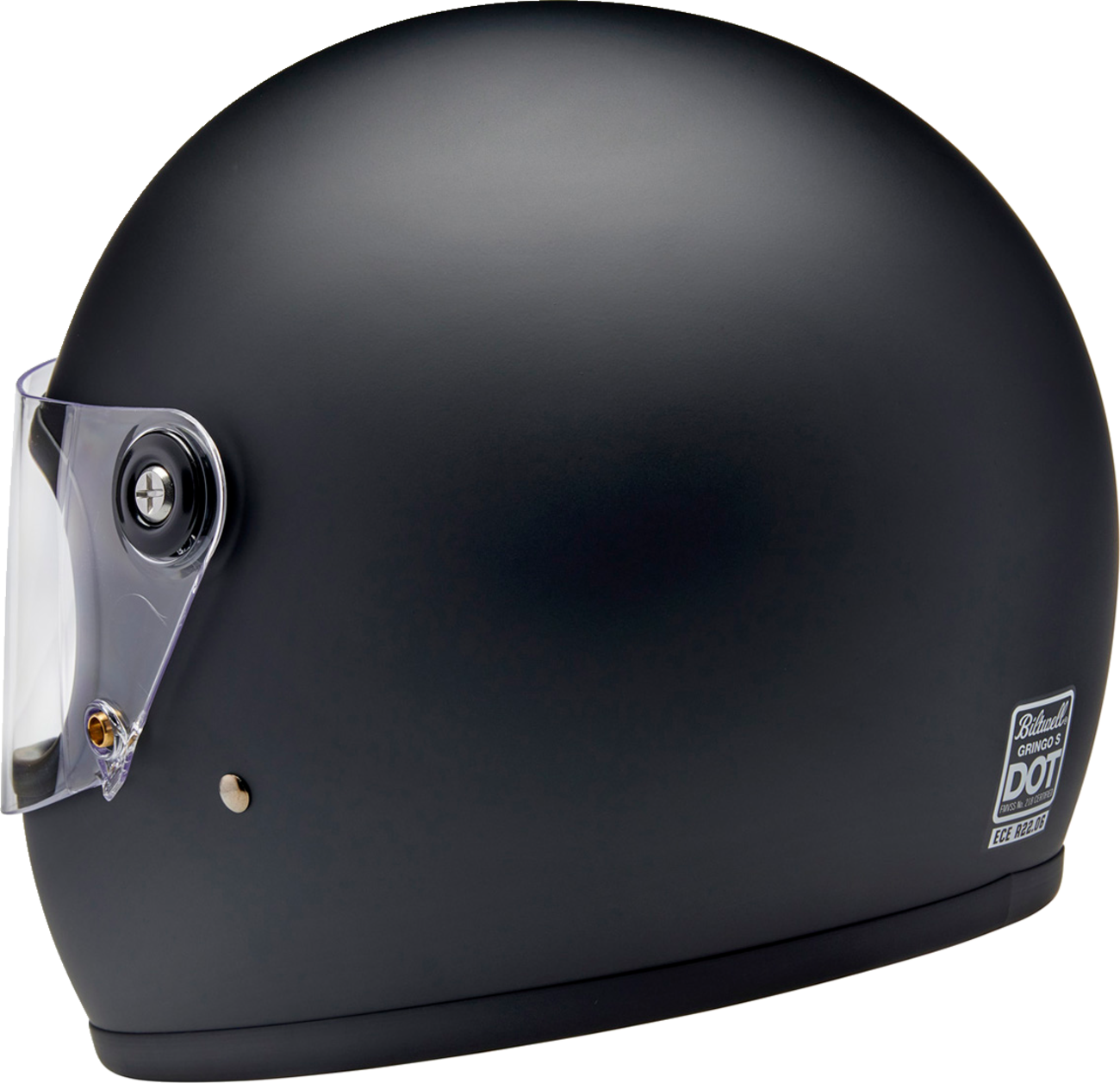 BILTWELL Gringo S Helmet - Flat Black - Small 1003-201-502