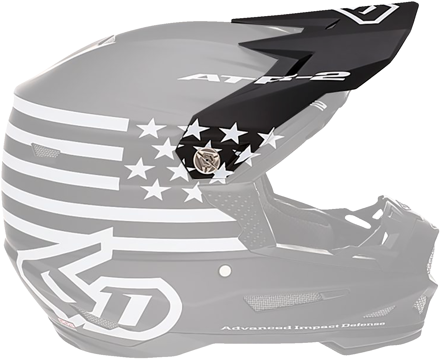 6D ATR-2 Visor - Tactical - Black 72-6107