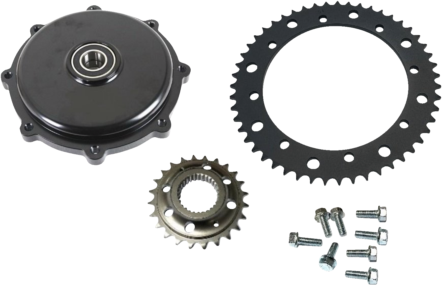 DRAG SPECIALTIES Conversion Sprocket Kit - Black 201409