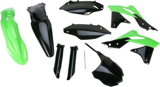 ACERBIS Full Replacement Body Kit - OEM '13 Black/Green 2314183914