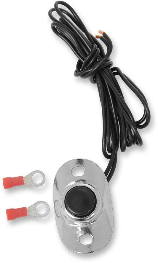 DRAG SPECIALTIES Horn Button - Chrome 370008-HC3