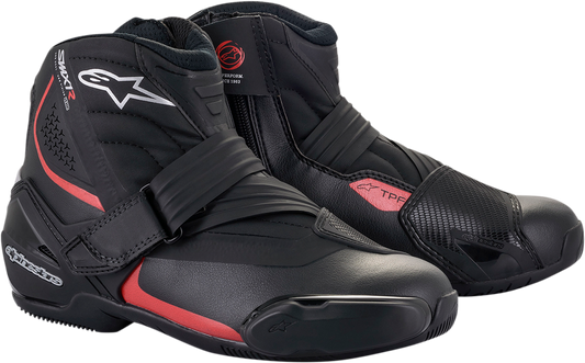 ALPINESTARS SMX-1 R v2 Boots - Black/Red - US 10.5 / EU 45 2224521-13-45