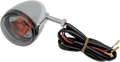 DRAG SPECIALTIES Universal Turn Signal Light - Rear - Chrome with Smoke Lens L12-0232RDC/M