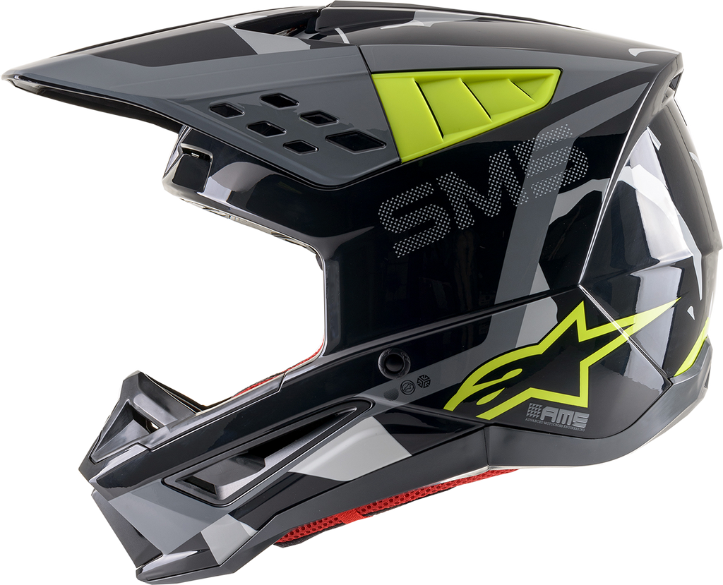 ALPINESTARS SM5 Helmet - Rover - Gray/Yellow - XL 8303921-1592-XL