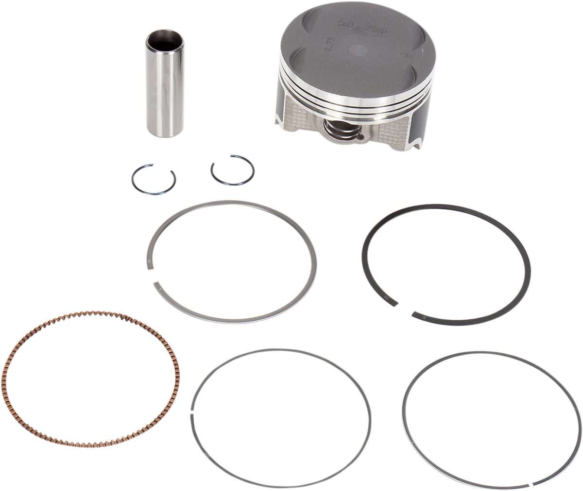 WSM Piston Kit - Kawasaki 650 - +1 mm 50-256-07K