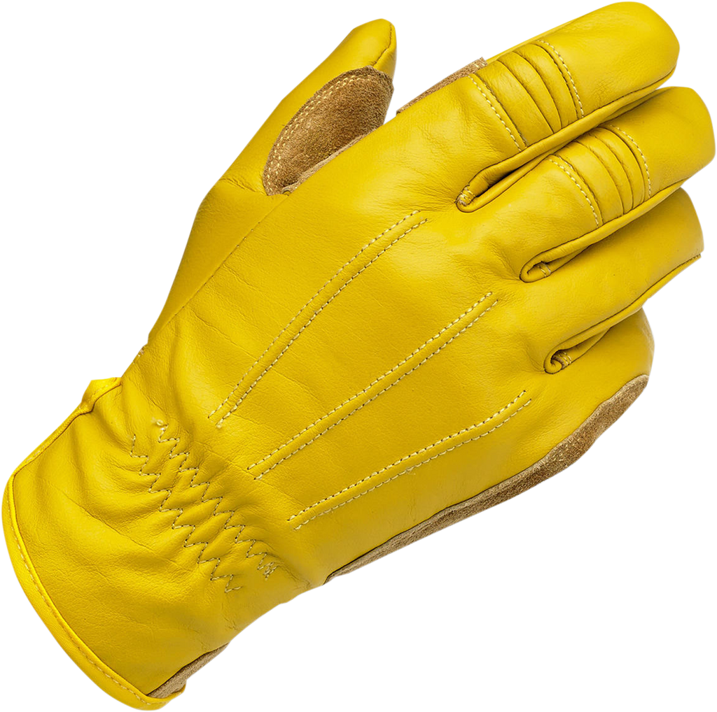 BILTWELL Work Gloves - Gold/Suede - XS 1503-0707-001
