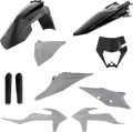 ACERBIS Full Replacement Body Kit - Gray/Black 2791541001
