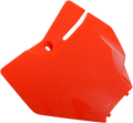 UFO Front Number Plate - Fluorescent Orange KT04087-FFLU