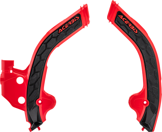 ACERBIS X-Grip Frame Guards - Red/Black 2801941018