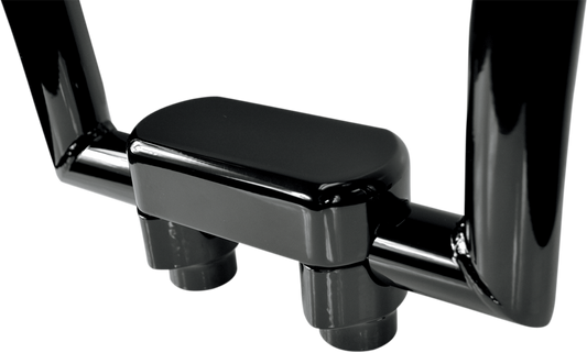 DRAG SPECIALTIES Risers - 1-1/2" - Big Buffalo - Top - Black 0602-0601