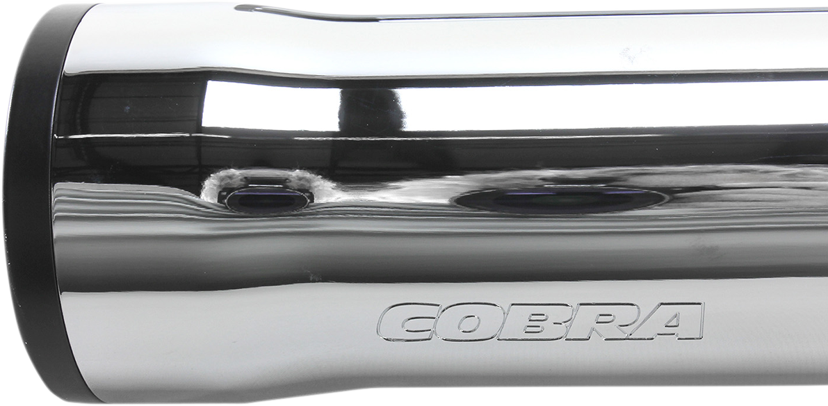 COBRA 3" RPT Mufflers for '00-'06 Softail - Chrome 6054