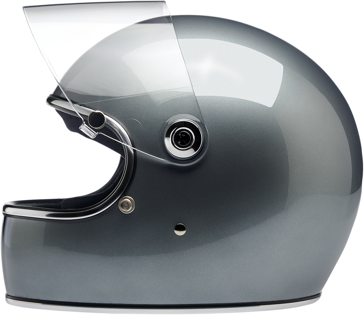BILTWELL Gringo S Helmet - Metallic Sterling - Large 1003-340-104