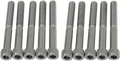 DRAG SPECIALTIES Bolts - Socket-Head - Knurled - 1/4-20 x 2" MPB185