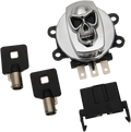 DRAG SPECIALTIES Ignition Switch - Skull - Chrome 21-0209SKD