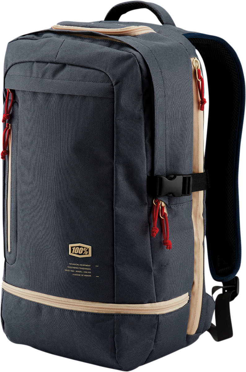 100% Transit Backpack - Steel 01005-245-01