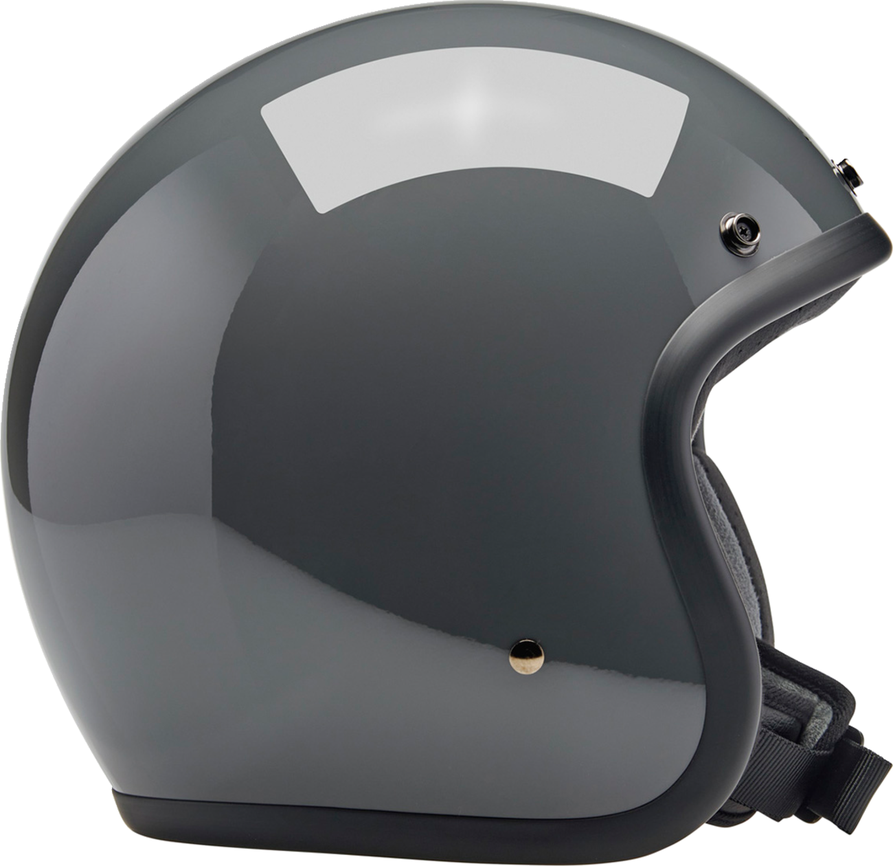 BILTWELL Bonanza Helmet - Gloss Storm Gray - Large 1001-165-204