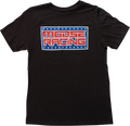 MOOSE RACING Youth Star Spangled T-Shirt - Black/Red/White/Blue - Medium 3032-3501