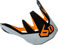 6D ATR-2Y Visor - Drive - Neon Orange 72-4131