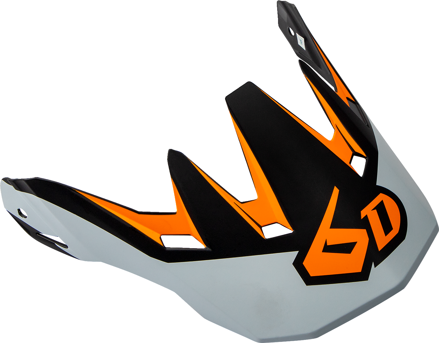 6D ATR-2Y Visor - Drive - Neon Orange 72-4131