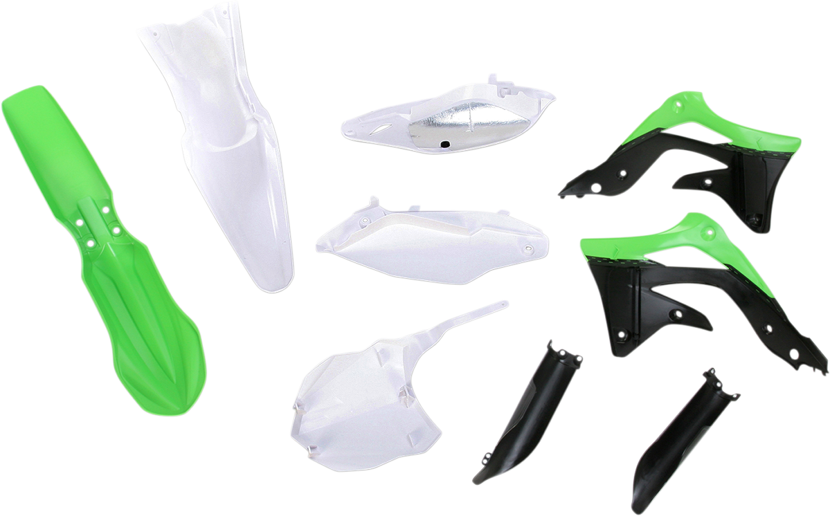 ACERBIS Full Replacement Body Kit - OEM '13 White/Black/Green 2314203914