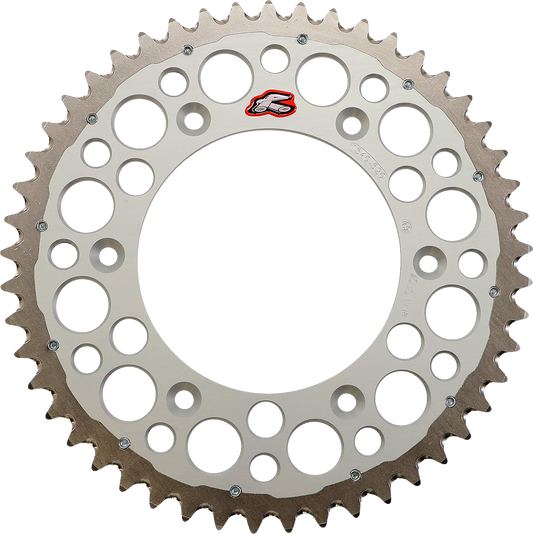 RENTHAL Twinring™ Rear Sprocket - 49 Tooth - Silver 1540-520-49GPSI