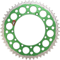 RENTHAL Twinring™ Rear Sprocket - 50 Tooth - Green 112052050GPGN
