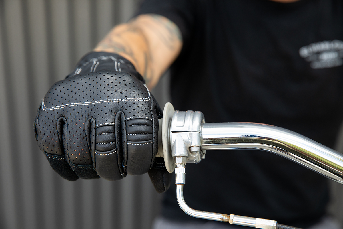 BILTWELL Borrego Gloves - Black/Cement - Small 1506-0104-302