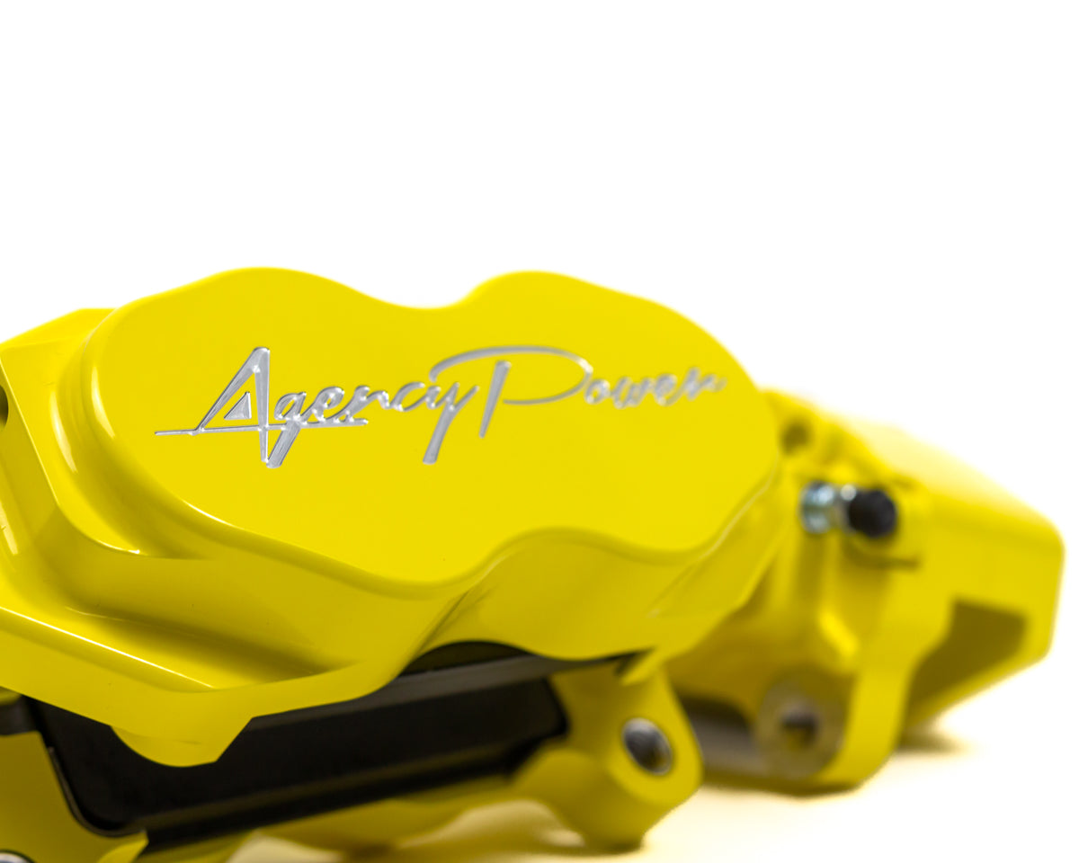 Agency Power Big Brake Kit Front and Rear Yellow Can-Am Maverick X3 Turbo