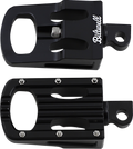 BILTWELL Punisher Footpeg - Classic - Black 7005-203-01