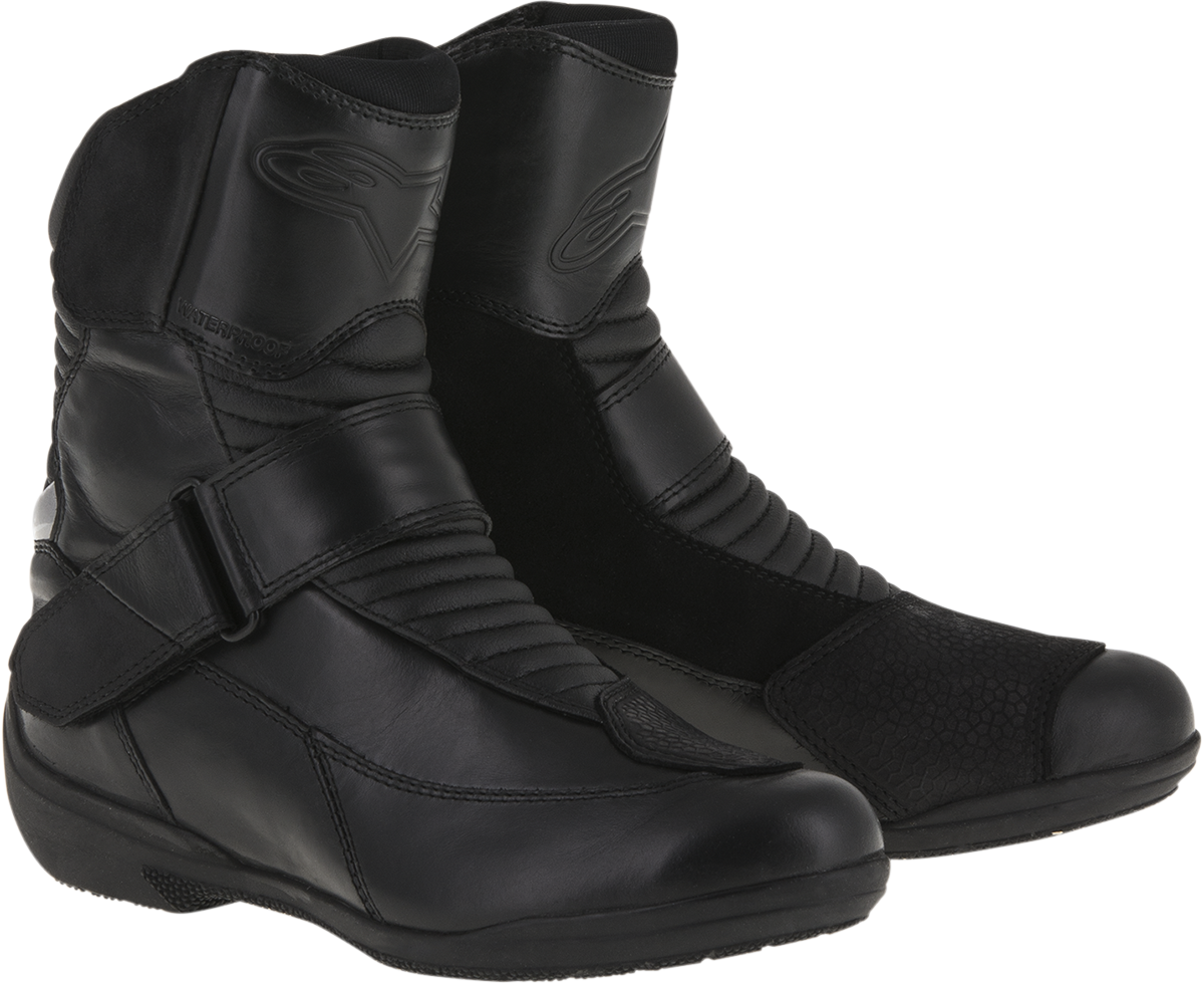 ALPINESTARS Stella Valencia Waterproof Boots - Black - US 6 / EU 37 2442216-10-37