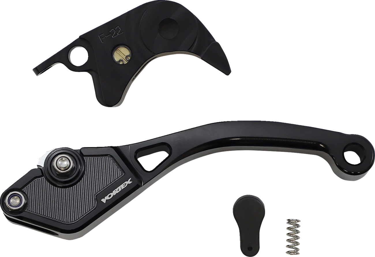 VORTEX Brake Lever - Short - Black LVB162