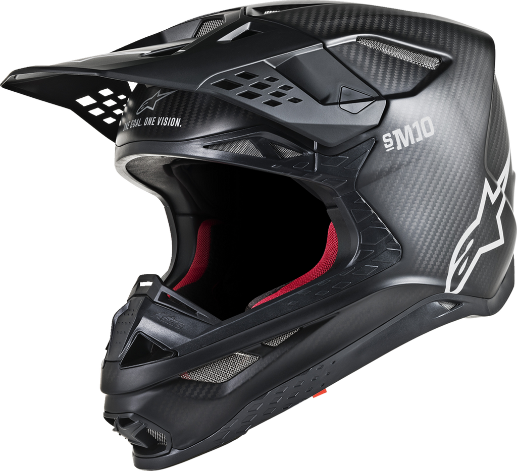 ALPINESTARS S-M10 Solid Helmet Carbon Glossy Black Md 8300319-1188-MD