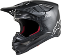 ALPINESTARS S-M10 Solid Helmet Carbon Glossy Black Md 8300319-1188-MD