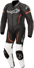 ALPINESTARS Youth GP Plus 1-Piece Leather Suit - Black/White/Red Fluorescent - US 28 / EU 150 31405181231150