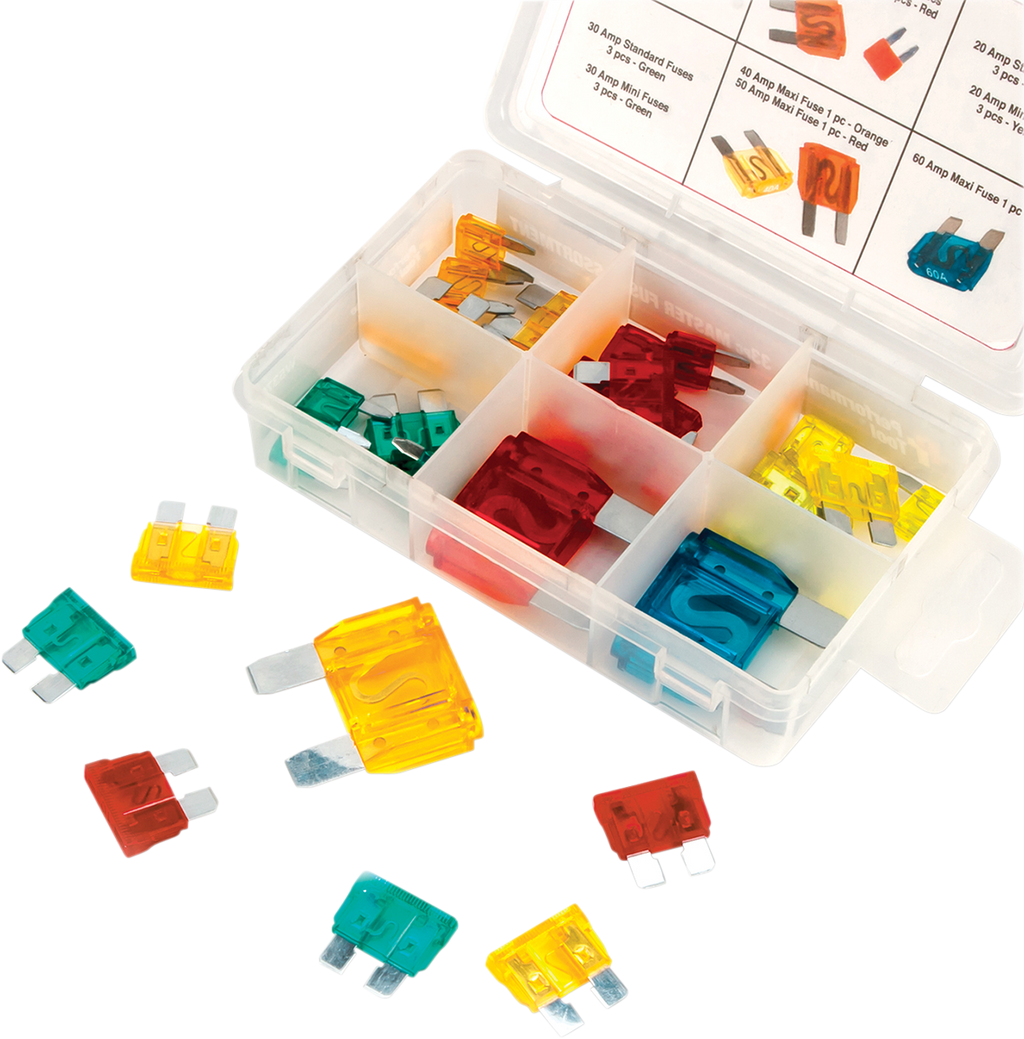 PERFORMANCE TOOL Fuse Assortment - 33-Piece W5370