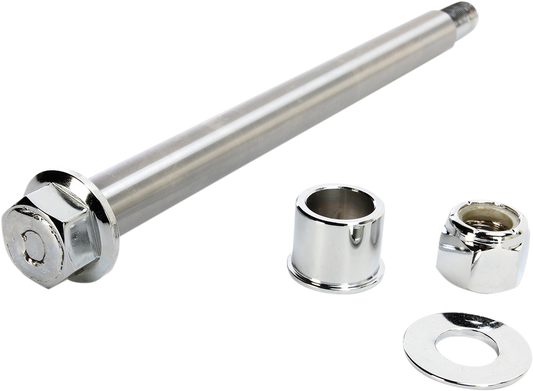 DRAG SPECIALTIES Axle Kit - Front - Chrome - '00-'06 FXSTS 16-0305NU