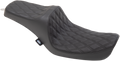 DRAG SPECIALTIES Predator III Seat - Double Diamond - Black Stitching 0803-0652