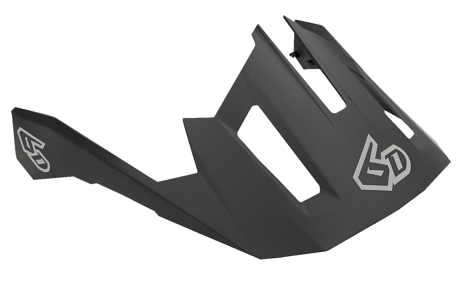 6D ATB-2T Visor - Ascent - Black - XS/S 77-0120