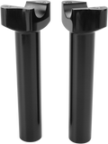 DRAG SPECIALTIES Risers - Straight - 6-1/2" - Black 241614