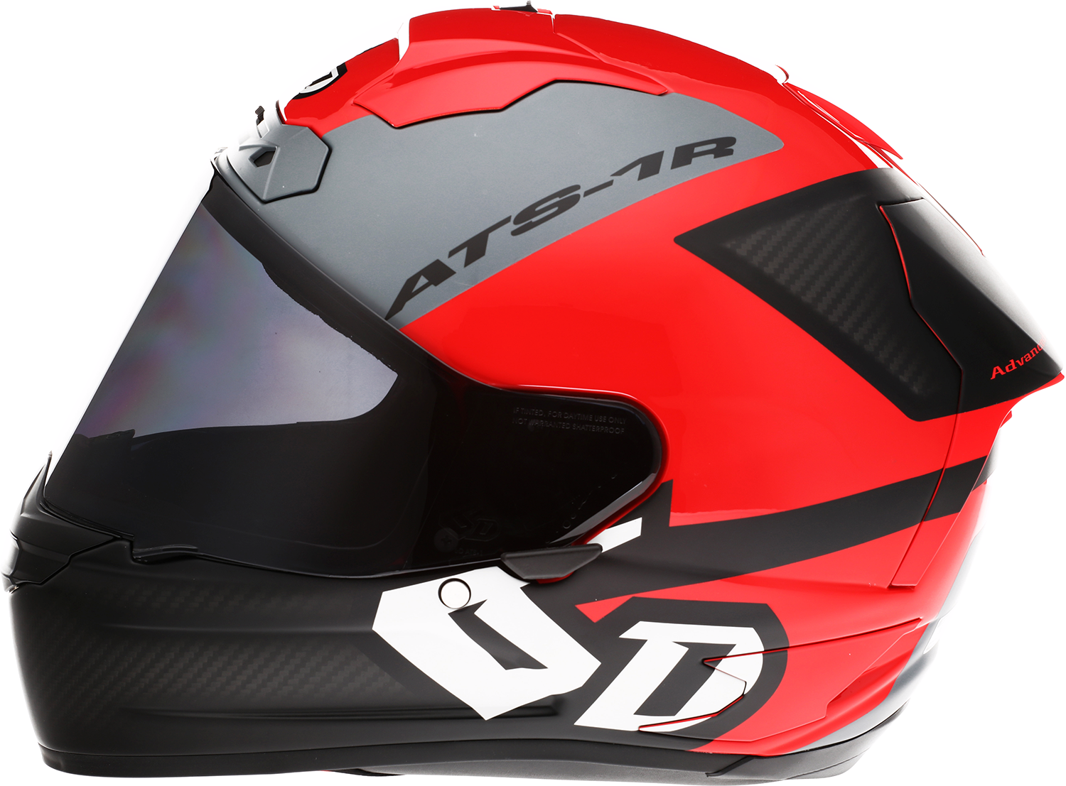 6D ATS-1R Helmet - Wyman - Red/Gray - Small 30-0735