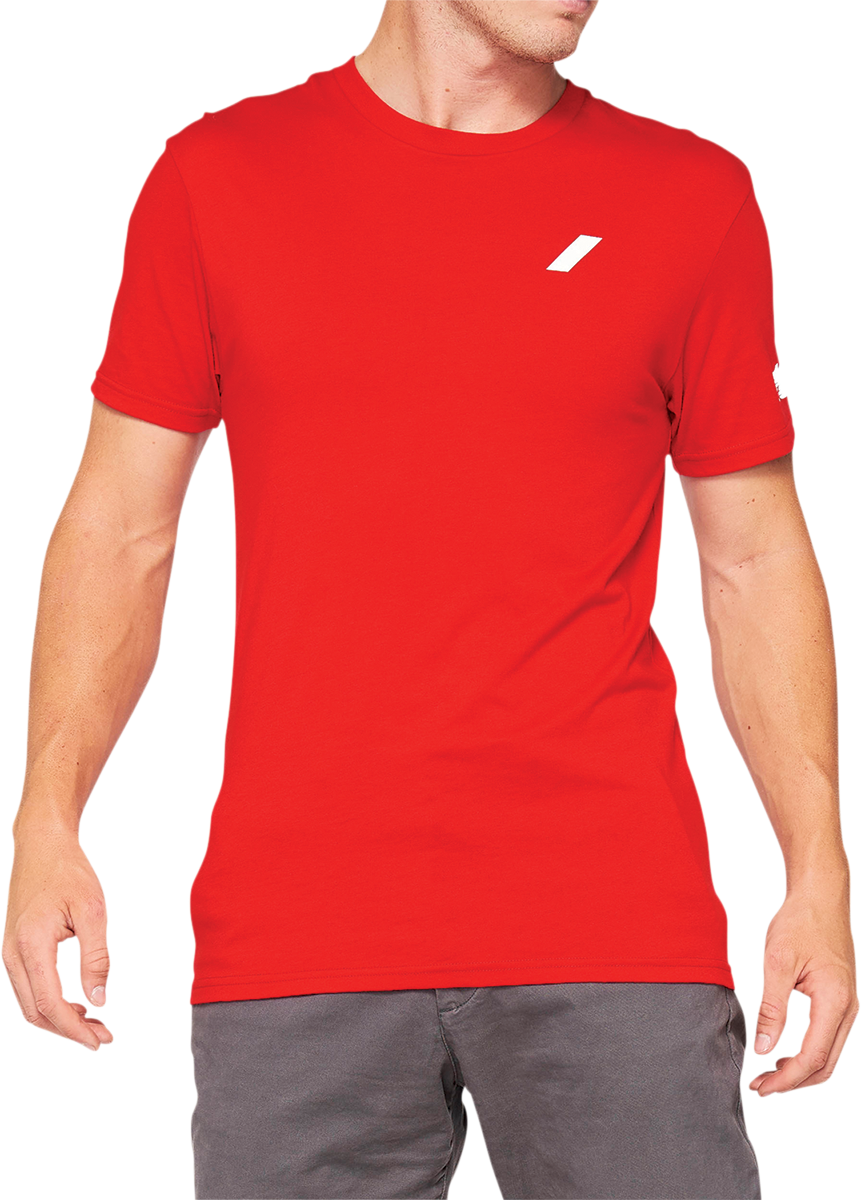 100% Tiller T-Shirt - Red - Medium 32133-003-11