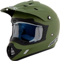 AFX FX-17 Helmet - Flat Olive Drab - Large 0110-4449