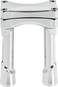 BILTWELL Risers - Murdock - Oversized - 6" - Chrome 6413-105-06