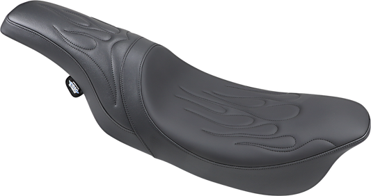 DRAG SPECIALTIES Predator Seat - Flame Stitched - FLHR/FLHX '99-'07  0801-0213
