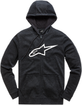 ALPINESTARS Women's Ageless Hoodie - Black/White - Medium 1W38531001020M