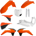 ACERBIS Full Replacement Body Kit - OEM Orange/White/Black 2449585226