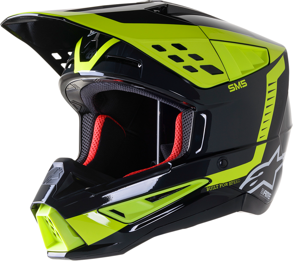 ALPINESTARS SM5 Helmet - Beam - Black/Gray/Yellow - Medium 8303722-1151-MD